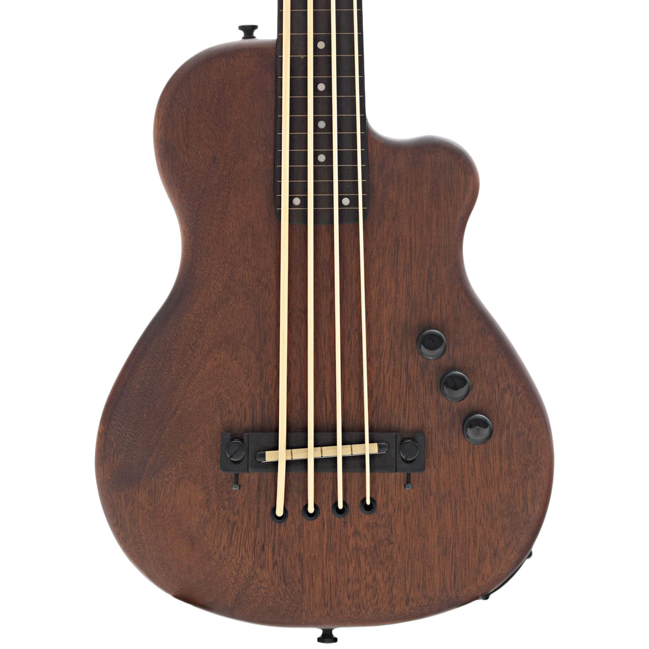 Gold Tone, Gold Tone ME-BassFL Fretless Solid Body MicroBass & Gigbag, 23" Scale