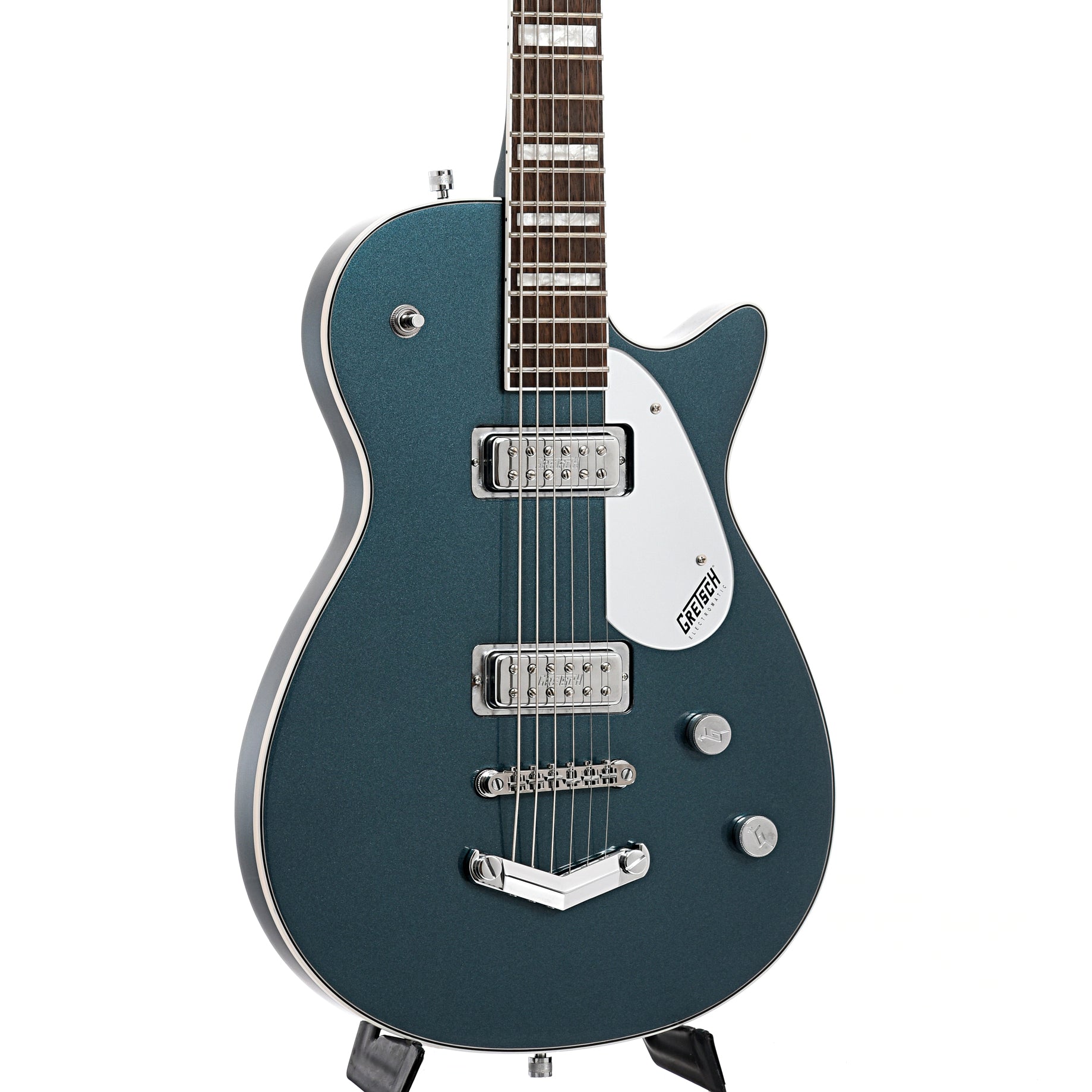 Gretsch, Gretsch G5260 Electromatic Jet Baritone with V-Stoptail, Jade Grey Metallic