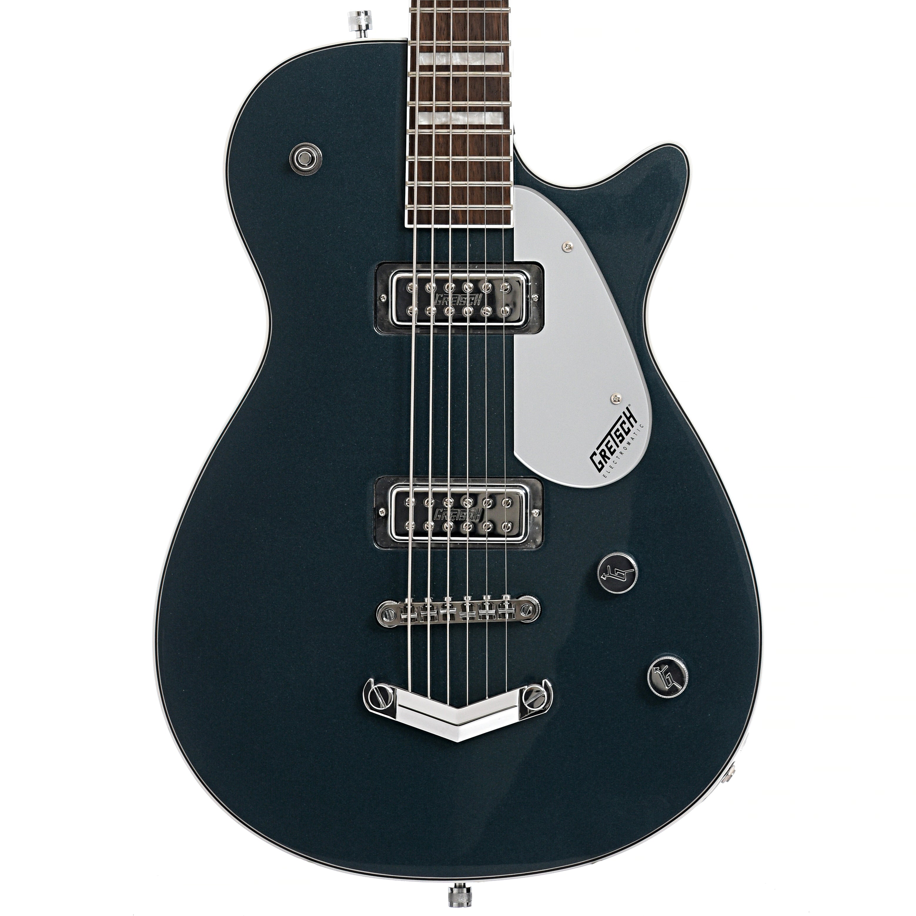 Gretsch, Gretsch G5260 Electromatic Jet Baritone with V-Stoptail, Jade Grey Metallic