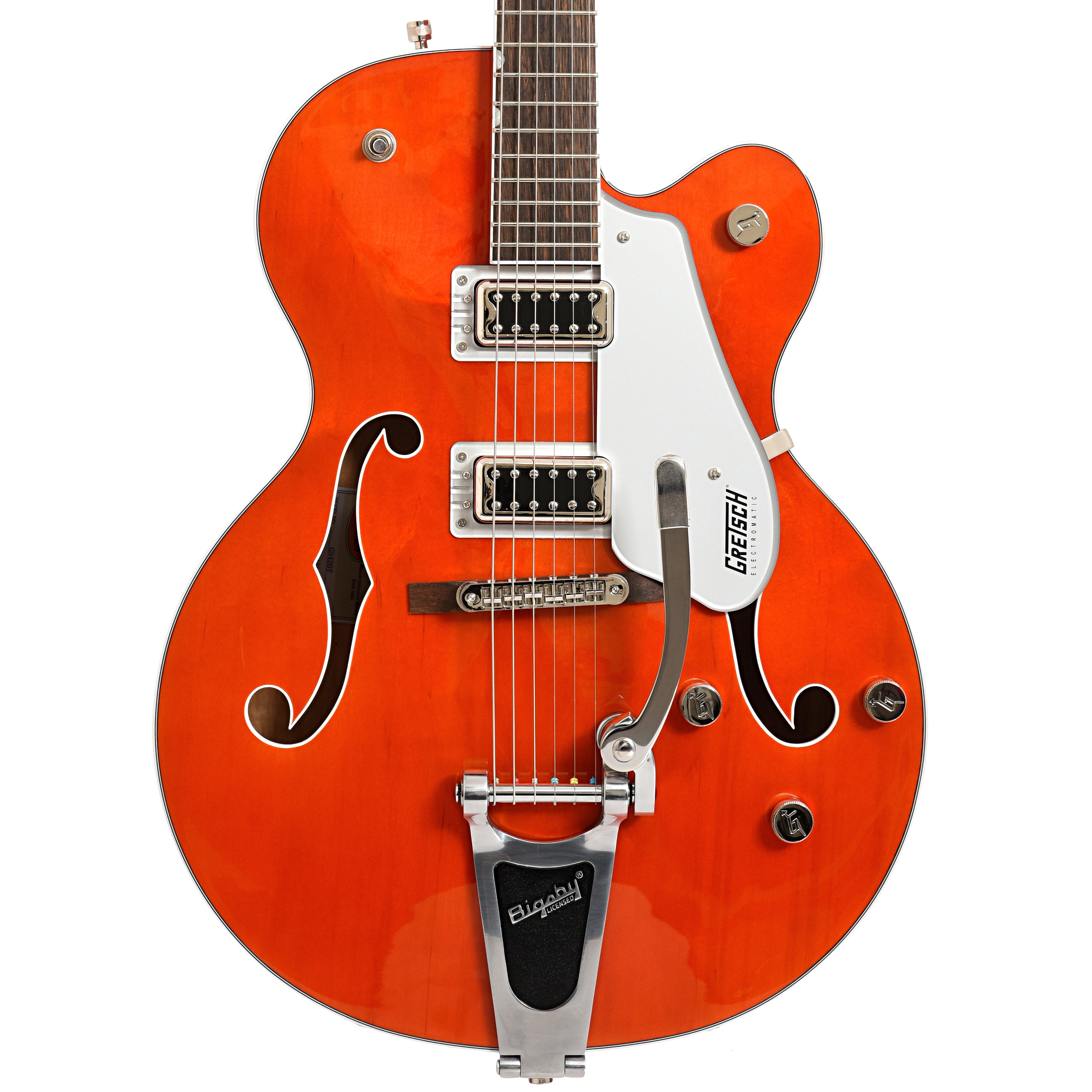 Gretsch, Gretsch G5420T Electromatic Classic Hollow Body Single Cut with Bigbsy, Orange Stain