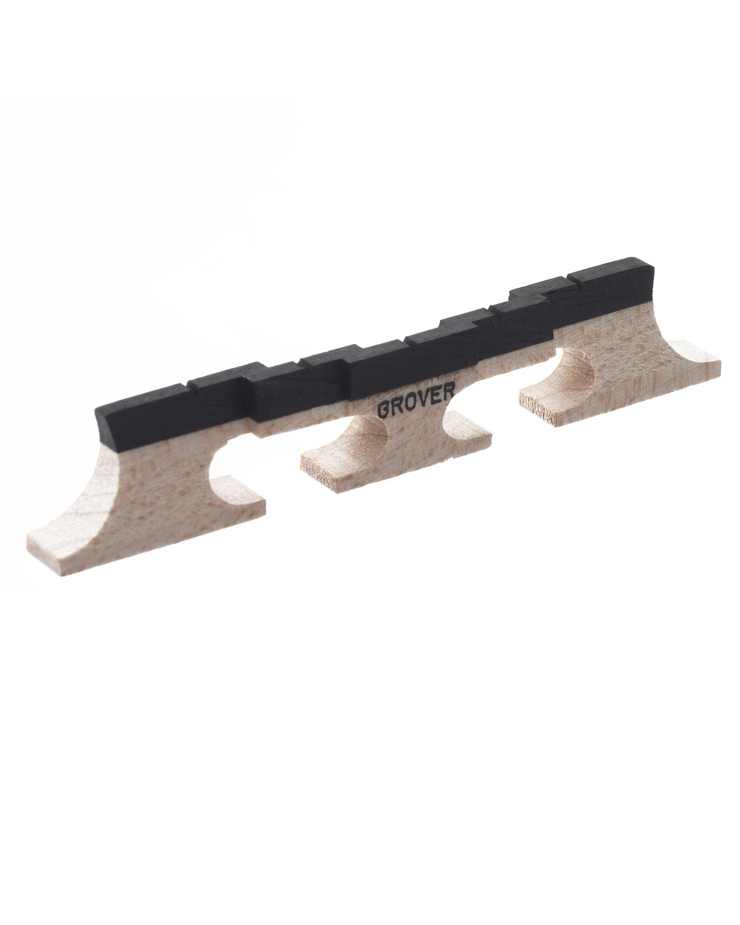 Grover, Grover Tune-Kraft Compensated 5-String Banjo Bridge, 1/2" Maple