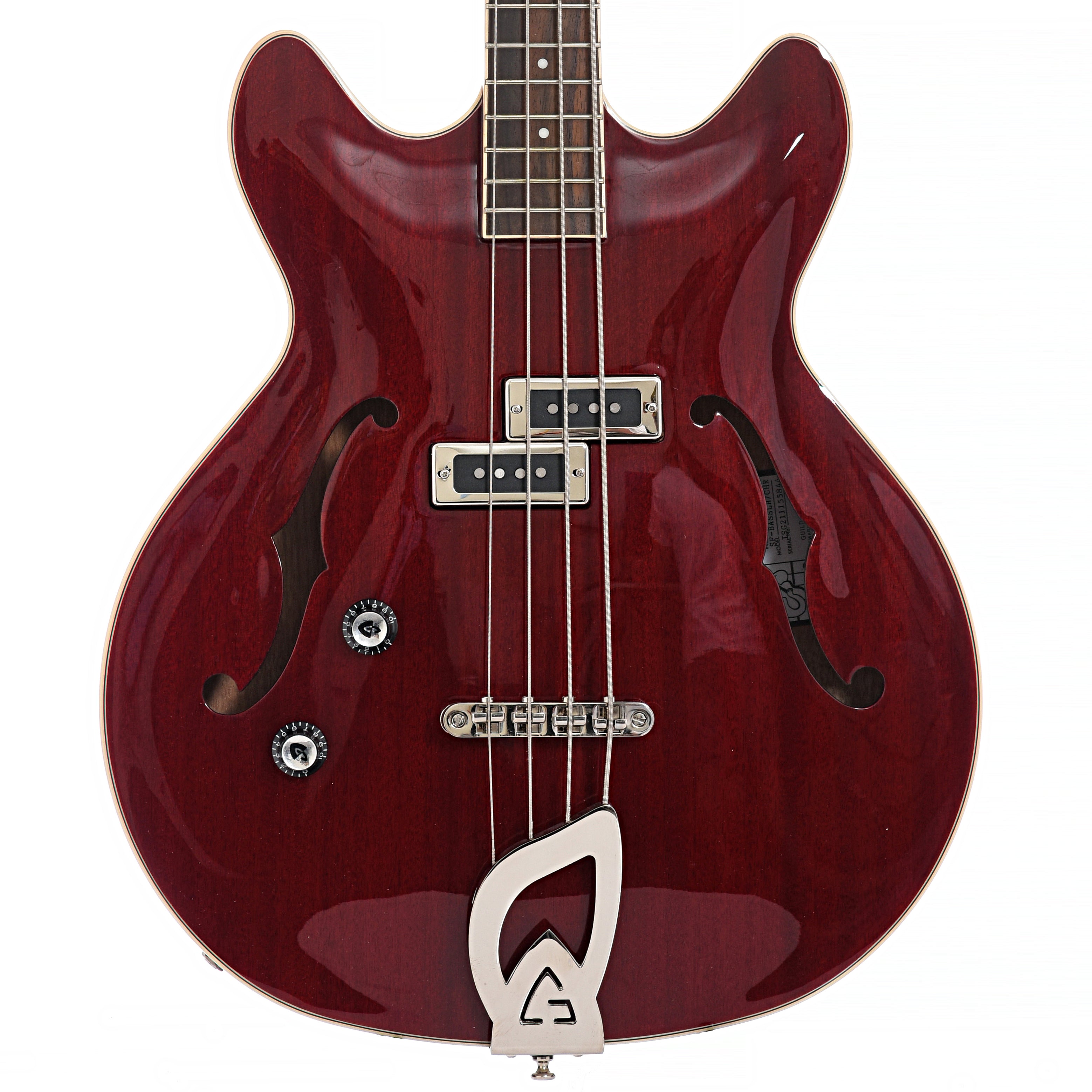 Guild, Guild Starfire 1 Lefthanded Bass, Cherry Red