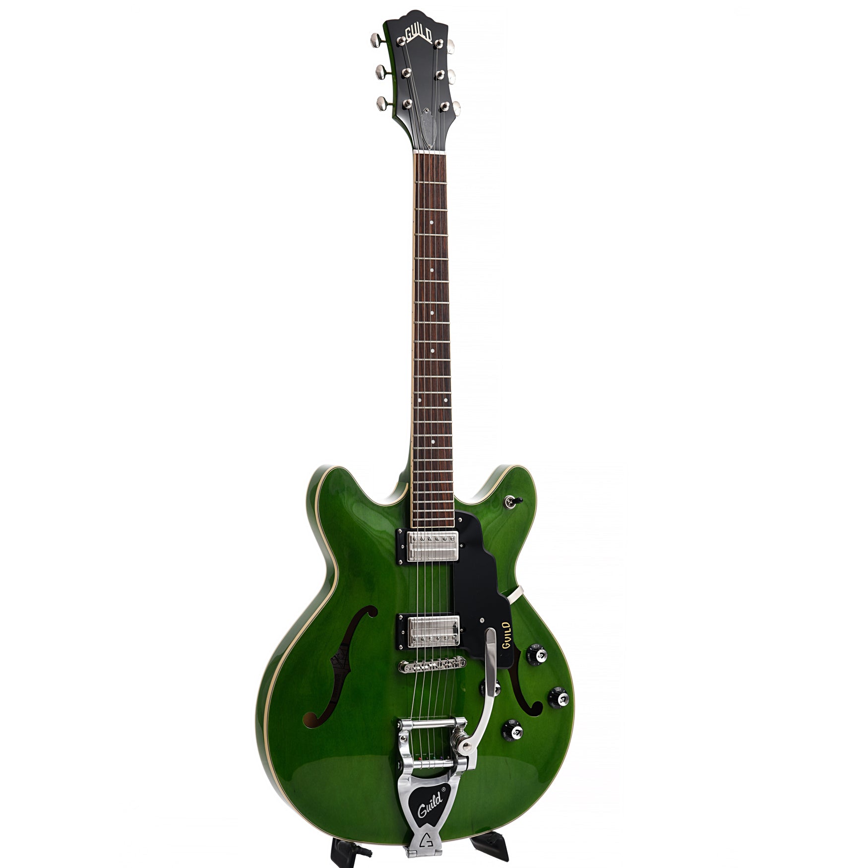 Guild, Guild Starfire I Double Cutaway Semi-Hollow Body Guitar with Vibrato, Emerald Green