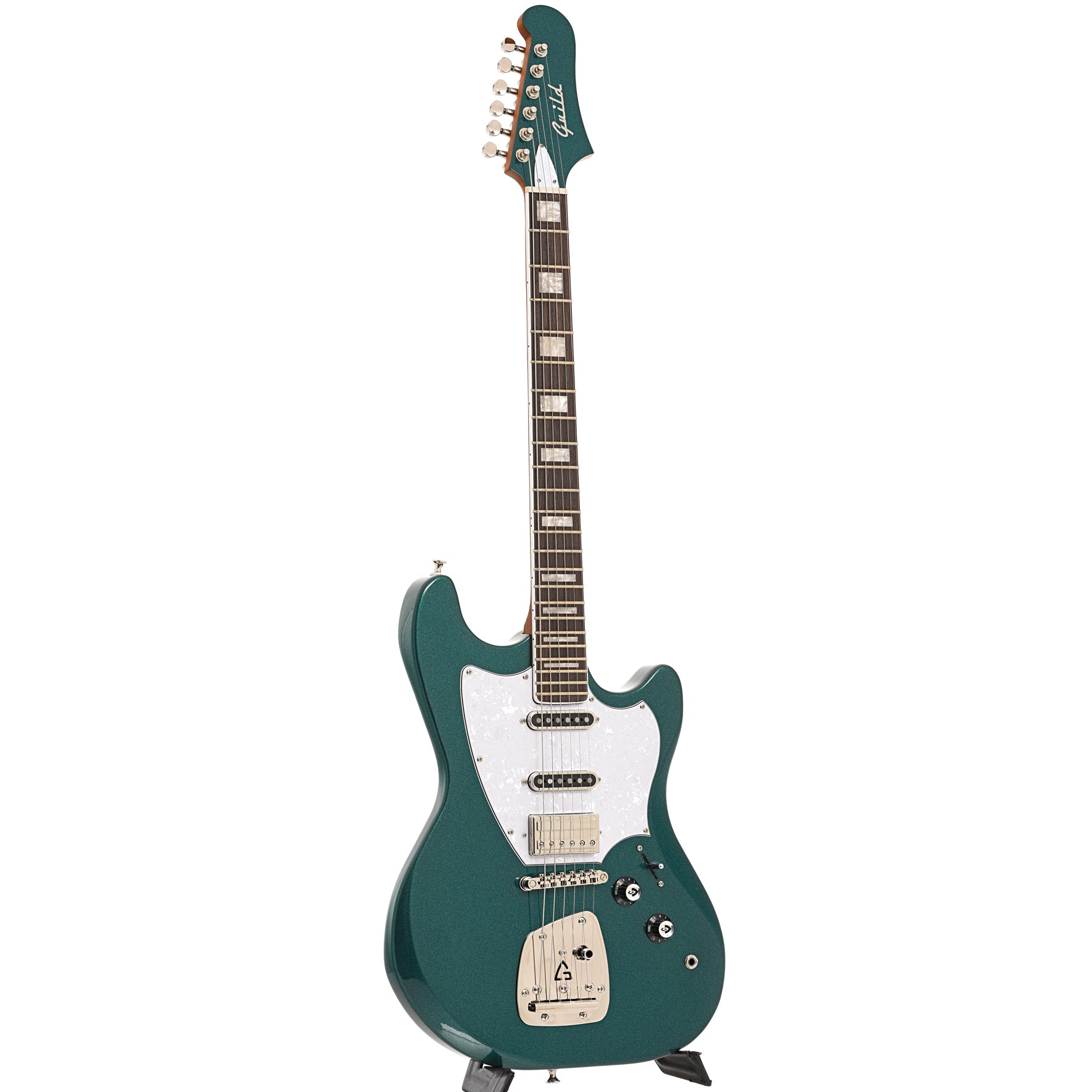 Guild, Guild Surfliner Deluxe Electric Guitar, Evergreen Metallic