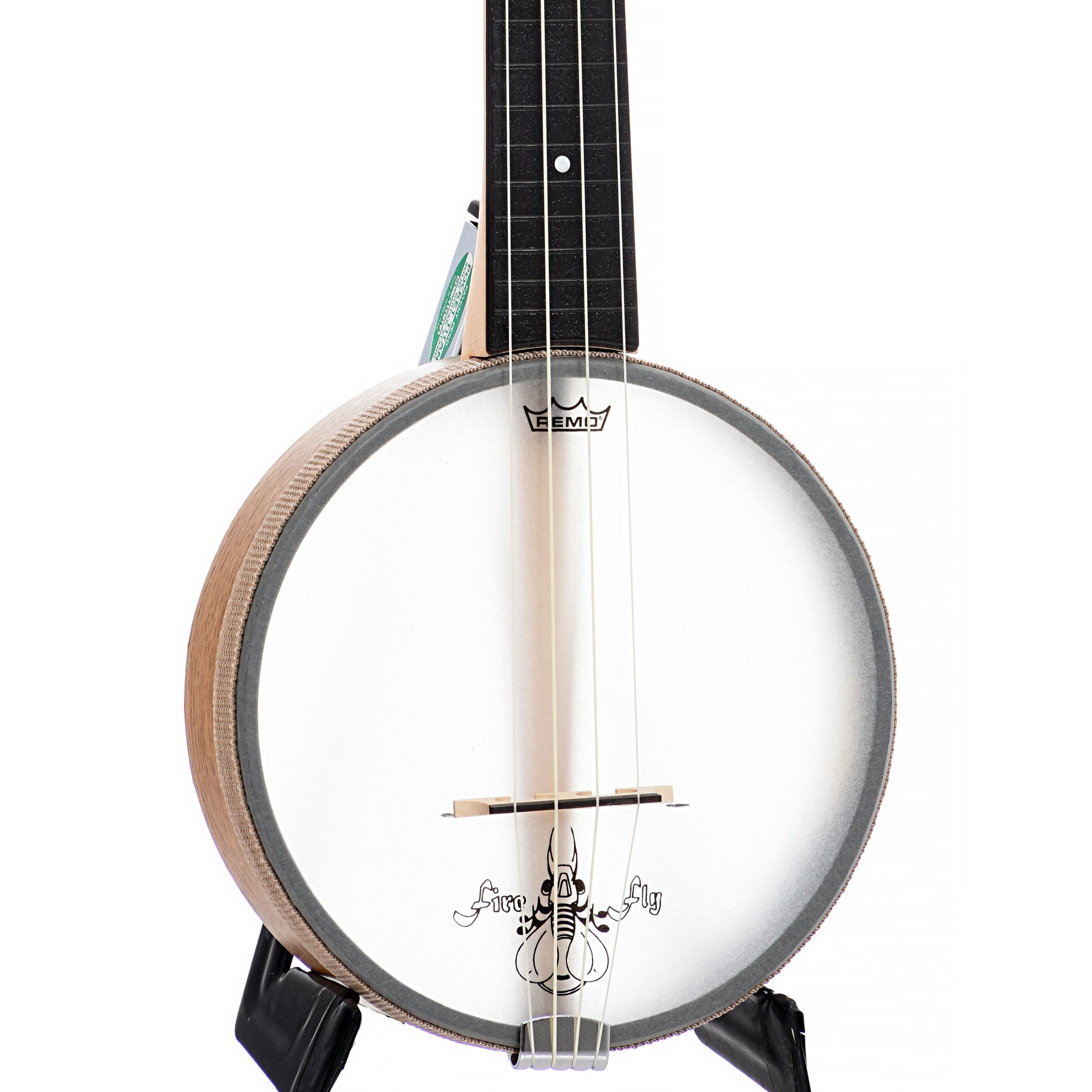 Magic Fluke Co., Magic Fluke Company Firefly Soprano Banjo Uke, Maple, with Cinch Sack